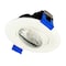 Designers Fountain 3 inch White 4000K Canless Remodel Directional Gimbal Integrated LED Recessed Light Kit EV36082WH40 - alternate 1